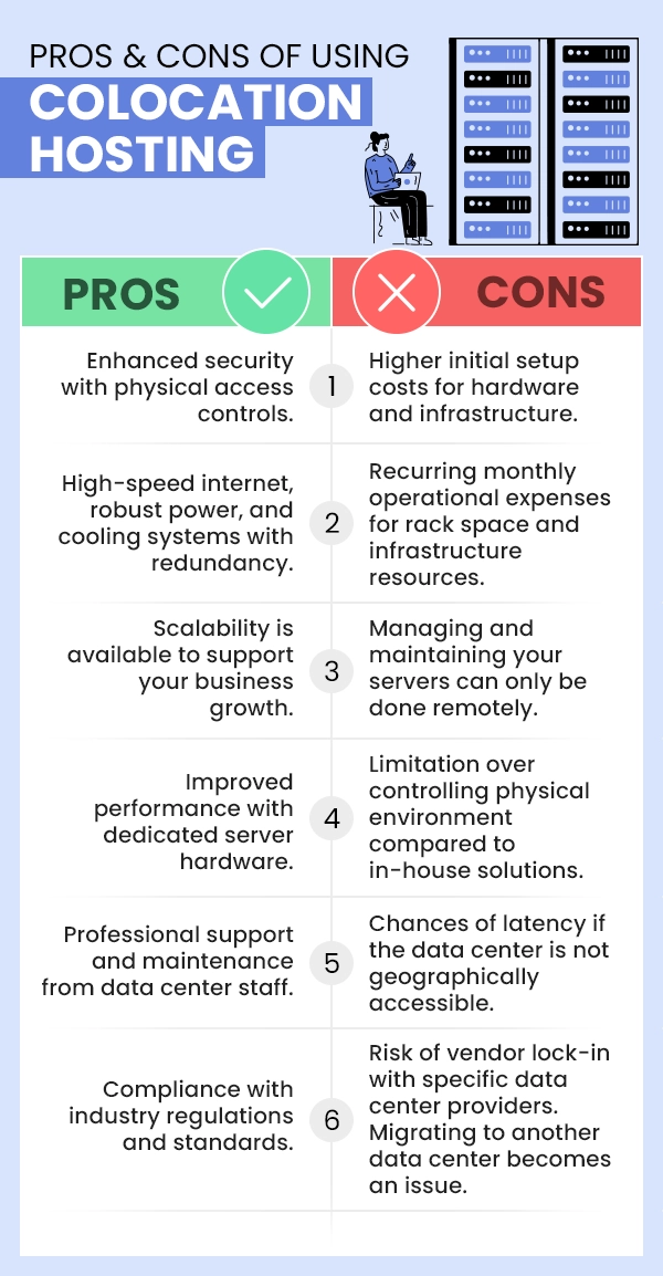 Pros & Cons of Using Colocation Hosting