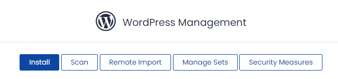 wordPress-management