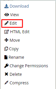 right click on websitecontent.html select edit option