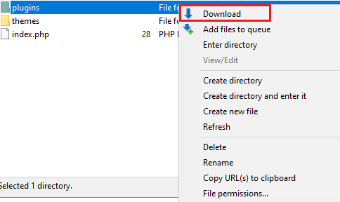 Download file form sever site