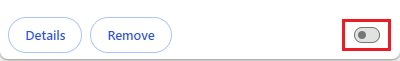 disable Extensions
