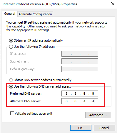 DNS server.
